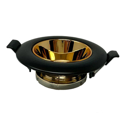 Portafaretto tondo orientabile ad incasso per soffitto supporto per faretto controsoffitta Ø 75 mm vari colori - enzoled