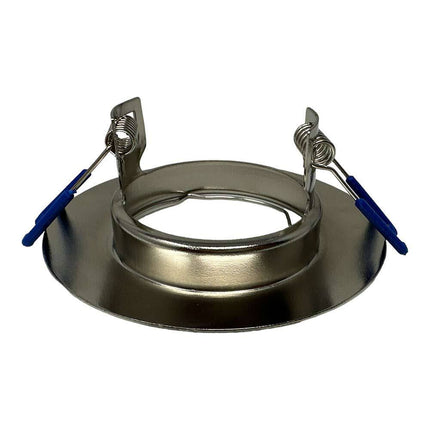 Porta faretto ad incasso fisso per cantrosoffitto supporto tondo per faretti lampada in alluminio - enzoled