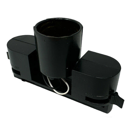 Portalampada per binario E27 adattatore monofase connettore per lampadine adattatore per pist - enzoled