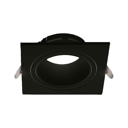 Portafaretto per faretto quadrato orientabile incasso per controsoffitta per faretti gu10 mr16 - enzoled