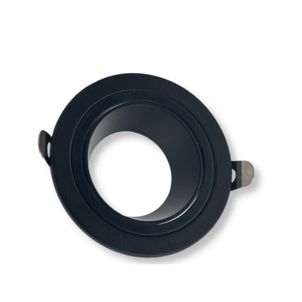 Portafaretto per faretto tondo orientabile incasso per controsoffitta per faretti gu10 mr16 - enzoled