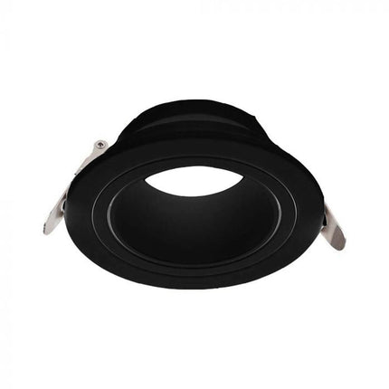 Portafaretto per faretto tondo orientabile incasso per controsoffitta per faretti gu10 mr16 - enzoled