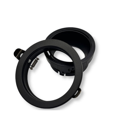 Portafaretto per faretto tondo orientabile incasso per controsoffitta per faretti gu10 mr16 - enzoled