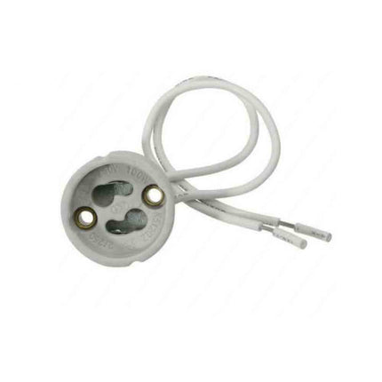 portalampade per faretto 220 V in ceramica attacco gu10 per faretti a led kit da 10 5 pezzi - enzoled