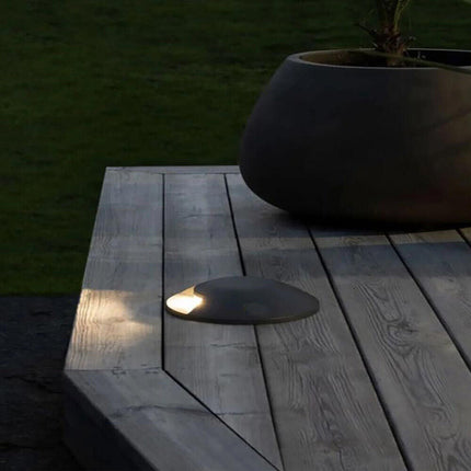 Faretto calpestabile a led 1 watt 1 fascio di luce lampada segnapassi carrabile per esterno vialetti giardino tenuta stagna IP67 luce fredda calda naturale - enzoled