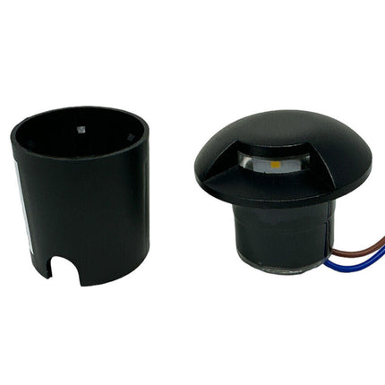 Faretto calpestabile a led 1 watt 1 fascio di luce lampada segnapassi carrabile per esterno vialetti giardino tenuta stagna IP67 luce fredda calda naturale - enzoled