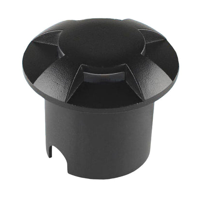 Faretto calpestabile a led 1 watt 3 fasci di luce lampada segnapassi carrabile per esterno vialetti giardino tenuta stagna IP67 luce fredda calda naturale - enzoled