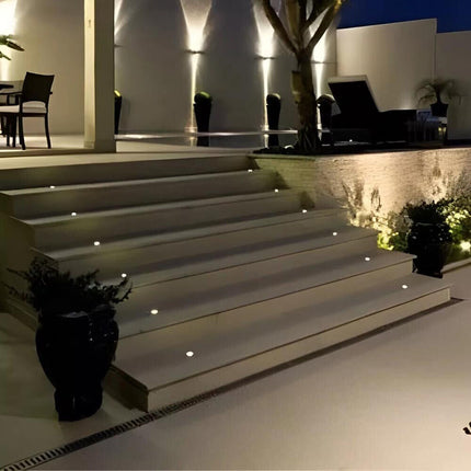 Faretto segnapasso a led 0,5 watt punto luce da incasso per esterno luci per vialetti giardino IP67 - enzoled