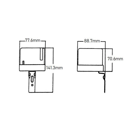 Sensore crepuscolare per lampade e faretti 25A per interno ed esterno protezione IP44 interruttore - enzoled