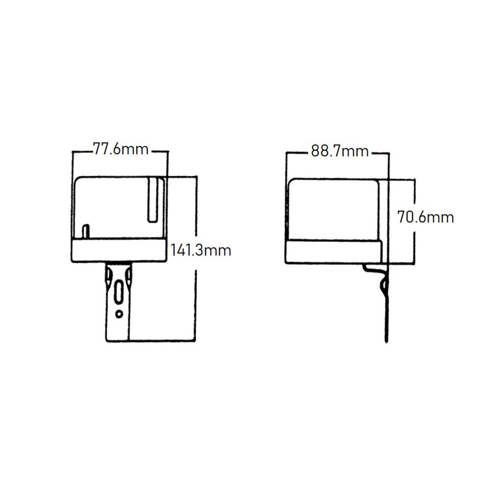 Sensore crepuscolare per lampade e faretti 25A per interno ed esterno protezione IP44 interruttore - enzoled