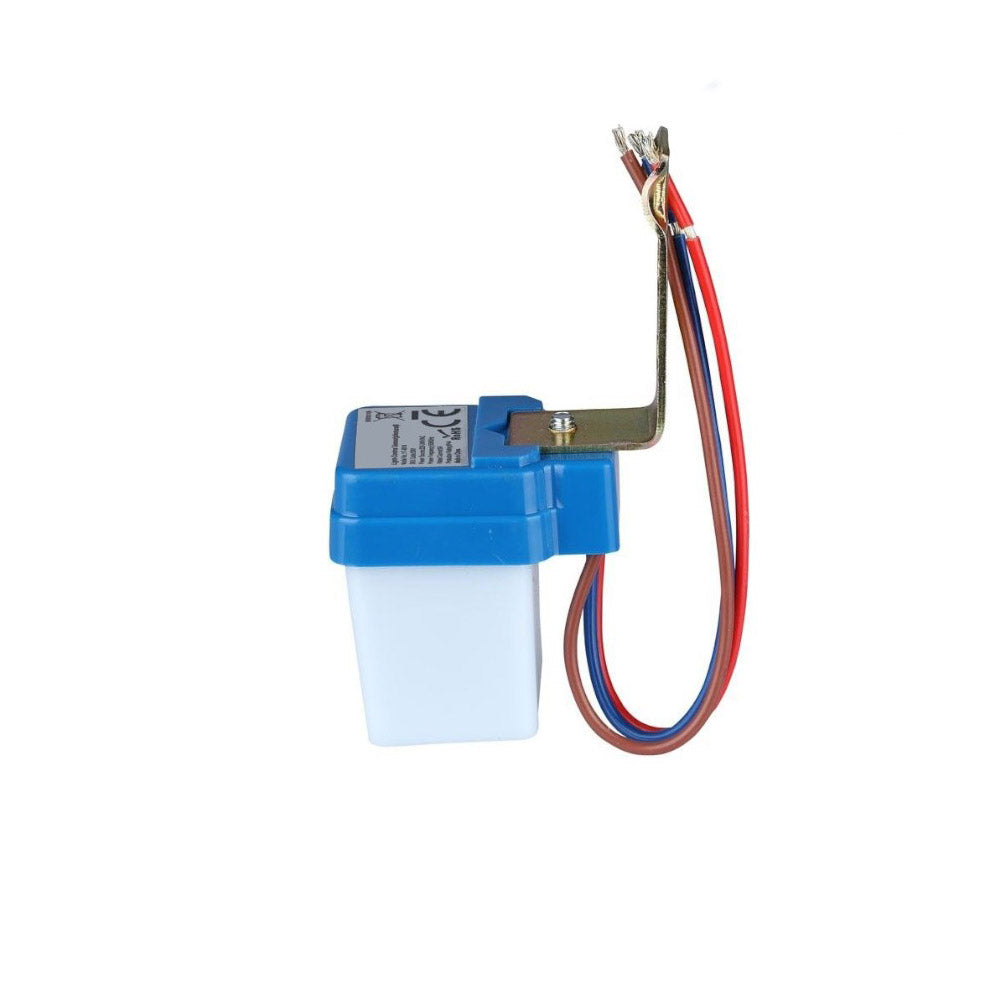 Sensore crepuscolare per lampade e faretti 6A per interno ed esterno protezione IP44 interruttore - enzoled