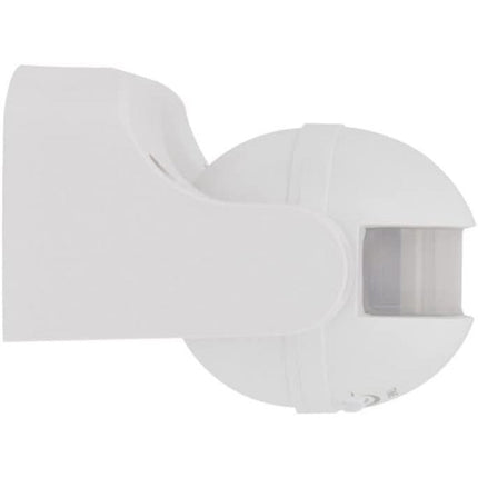 Sensore di movimento a infrarossi 1200 watt regolazioni luce controllo per esterni 180° IP44 colore bianco - enzoled