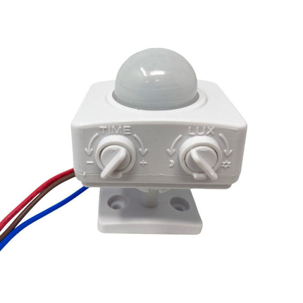 Sensore di movimento per fari lampade 200 watt con rilevatore di movimenti rileva presenza 360° - enzoled