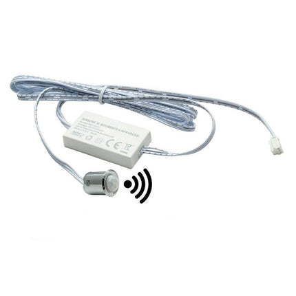 Sensore interruttore a infrarossi di passaggio pir per luci strip led pulsante per mobili armadi sensori di accensione 12/24v - enzoled