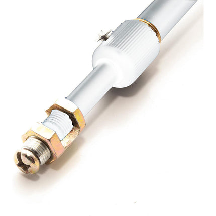 Coppia di staffe a soffitto telescopiche illuminazione su binario elettrico supporto lampade faretti a sospensione fino a 50 cm - enzoled