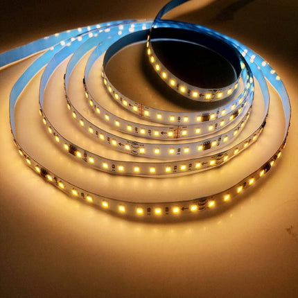 Strip striscia indirizzabile 600 led 61 watt 24v bobina da 5 mt con telecomando regolatore vari effetti luce fredda 6500k naturale 4000k calda 3000k - enzoled