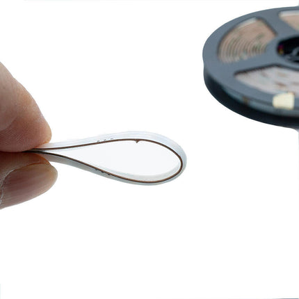 Strip led cob 24v strisci bobina 5 metri 50 watt 1600 lumen illuminazione per soggiorno cucina opne space - enzoled