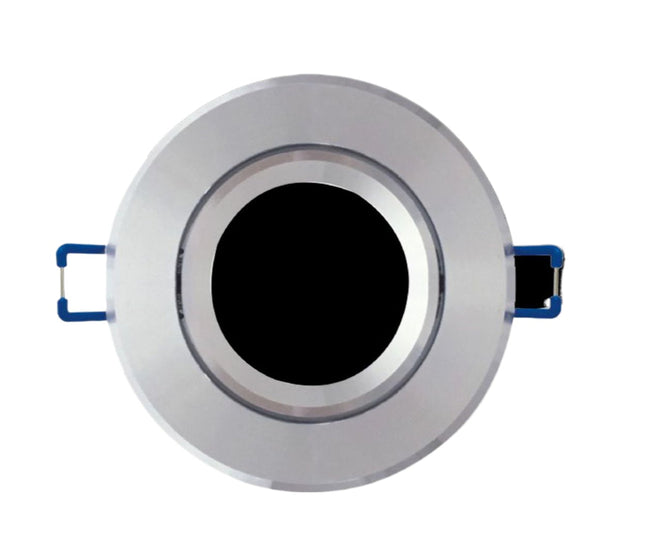 Supporto Proiettore Argentato 72mm in Alluminio per Lampade LED enzoled