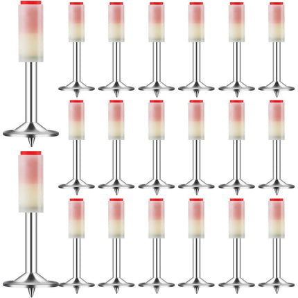 Set 100 chiodi tondi in acciaio 27 mm per pistola sparachiodi manuale accessori per il fai da te - enzoled