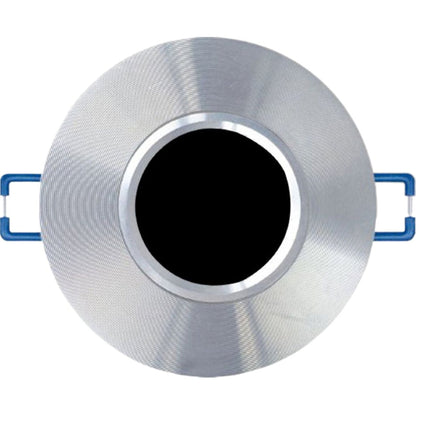 Supporto Portafaretto Tondo Argentato 60mm in Alluminio per Lampade LED enzoled