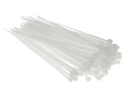 500 Fascette Stringicavo Autobloccanti in Nylon Bianco 2.5x100mm – Fissacavi Resistenti per Elettricisti e Fai da Te enzoled