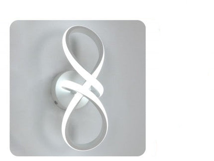 Luce da Parete 13W 3000K-6500K - Applique Bianca in Metallo+Acrilico per Interni enzoled