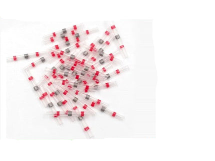 50 Connettori di Giunzione Isolati Autosaldanti a Caldo IP67 per Cavi 0.5-1.0mm² – Connettori Impermeabili enzoled