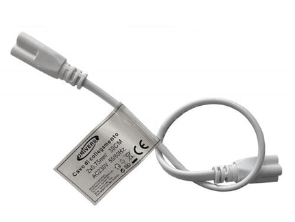 Cavo di Prolunga 3 Pin da 30cm per Plafoniere Lineari T5 – Cavo di Giunzione LED per Collegamento Lampade enzoled