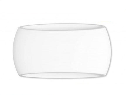 Applique Ovale in Gesso Verniciabile 50W - Doppia Luce R7S enzoled