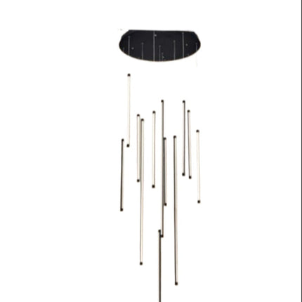 LAMPADARIO DA SOFFITTO/105W/3000K/NERO - enzoled