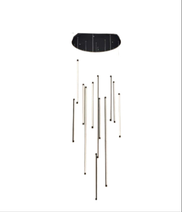 LAMPADARIO DA SOFFITTO/105W/3000K/NERO - enzoled