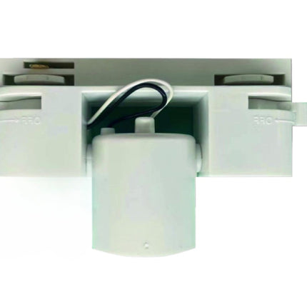 Testa Guida a 2 Fili Bianca 1XE27 in Alluminio+PC per Lampade E27 enzoled