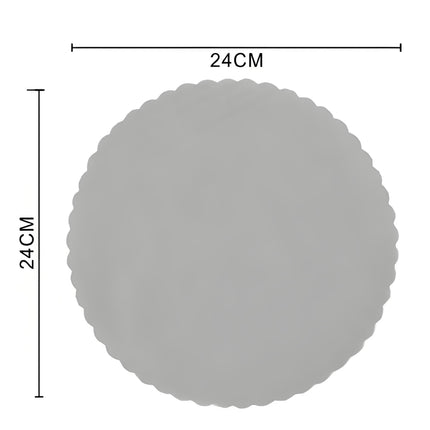 VELI PER BOMBONIERE in Tulle Rotondo 24CM Monocolore - Set da 12 Confezioni