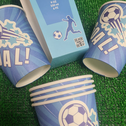 Tema Calcio Stoviglie per Feste 145 Pezzi Forniture per Decorazioni Compleanno Calcio Addobbi Compleanno Bambino Include Inviti Piatti Tovaglia Bicchieri Tovaglioli Decorazioni -24 Ospiti - enzoled