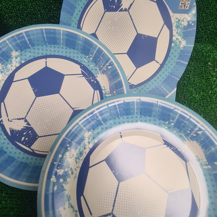 Tema Calcio Stoviglie per Feste 145 Pezzi Forniture per Decorazioni Compleanno Calcio Addobbi Compleanno Bambino Include Inviti Piatti Tovaglia Bicchieri Tovaglioli Decorazioni -24 Ospiti - enzoled