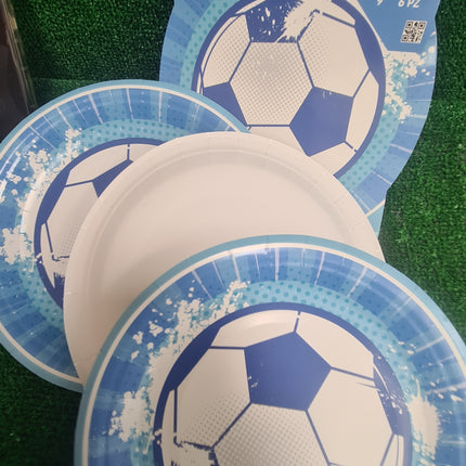 Tema Calcio Stoviglie per Feste 145 Pezzi Forniture per Decorazioni Compleanno Calcio Addobbi Compleanno Bambino Include Inviti Piatti Tovaglia Bicchieri Tovaglioli Decorazioni -24 Ospiti - enzoled