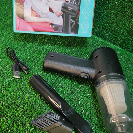 Mini aspirapolvere doppia funzione aspira briciole soffiatore ricaricabile usb aspiratore con filtro e accessori - enzoled