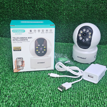 Telecamera Ip wireless motorizzata motion detection connessione WiFi e registrazione su micro sd indoor - enzoled