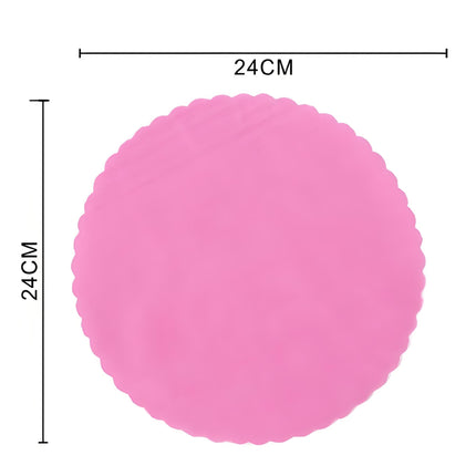 VELI PER BOMBONIERE in Tulle Rotondo 24CM Monocolore - Set da 12 Confezioni