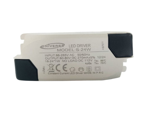 Alimentatore per pannelli LED 24W - Trasformatore per plafoniere e luce a soffitto | Alta efficienza e durata enzoled
