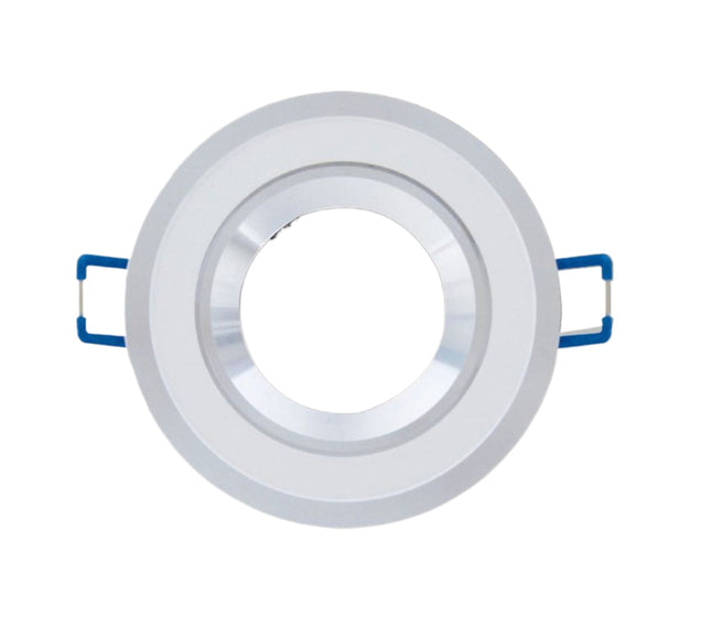 Supporto Proiettore Bianco 72mm in Alluminio per Lampade LED enzoled
