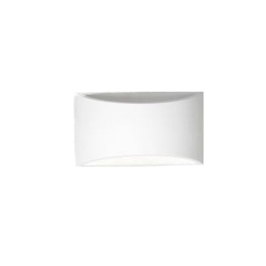 Luce da Parete in Gesso Bianco 1102 G9 - Applique Classica per Interni enzoled