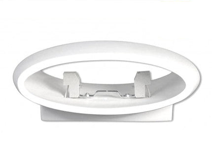 Applique Ovale in Gesso Verniciabile 50W - Doppia Luce R7S enzoled