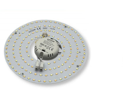 Piastra LED Circolare Magnetica 24W Ø19cm con Attacco G10Q – Luce Selezionabile 3000K/4000K/6500K CCT 3in1, Sostituzione Neon T9 enzoled