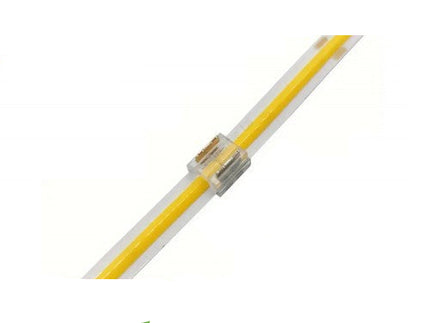 10 Connettori Lineari Trasparenti 2 Pin per Striscia LED Monocolore 10mm – Collegamento Rapido Strip LED enzoled