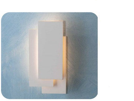 Luce da Parete Artistica 12W 13000K-6500K - Applique Bianca in Alluminio per Interni enzoled