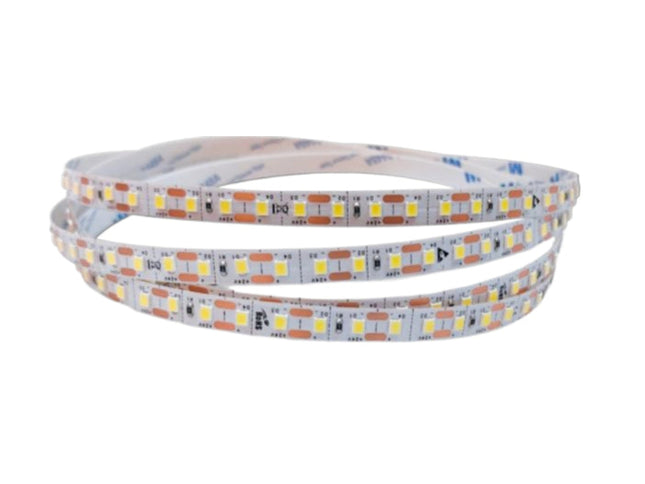 "Strisce LED 24V 3000K (luce calda) - 50m 120 LED/m, PVC flessibile 8mm - Fascia continua per interni enzoled