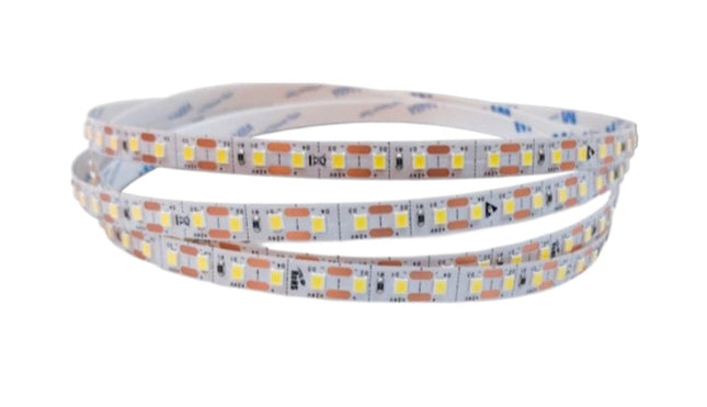 STRISCE LED/2835/120D/24V/3000K/5MStrisce LED 24V 3000K (calda) - 5m 120 LED/m, PVC flessibile - Illuminazione a luce calda enzoled
