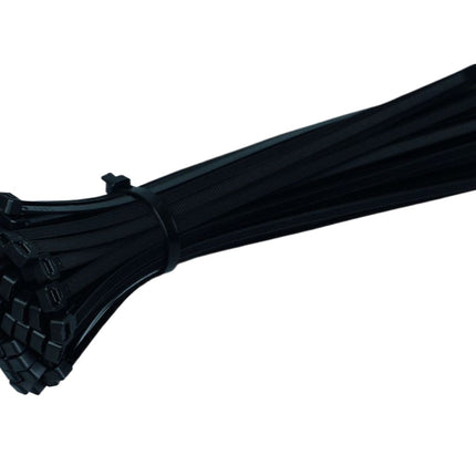 500 Fascette Stringicavo Autobloccanti in Nylon Nero 3.6x150mm – Fissacavi Resistenti per Cavi Elettrici, Elettricisti, Fai da Te enzoled
