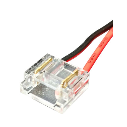 10 Connettori Alimentazione 2 Pin per Striscia LED Monocolore 10mm – Collegamento Rapido Senza Saldatura enzoled
